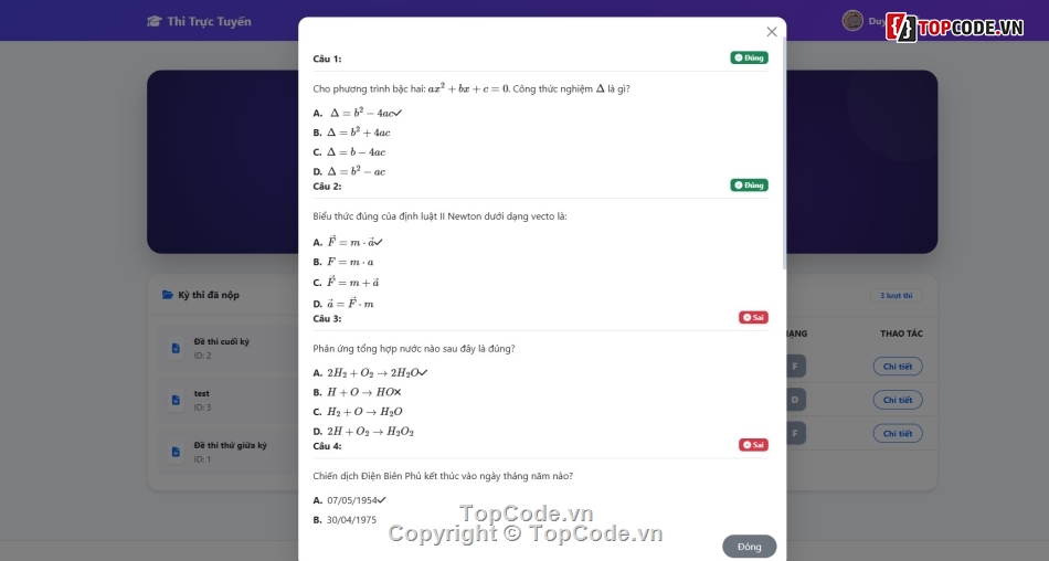 thi trực tuyến,hỗ trợ,mới nhất